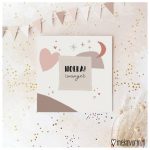 Dubbele kaart - Hoera Zwanger!