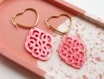 Statement Oorbellen Lovely Pink
