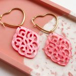 Statement Oorbellen Lovely Pink