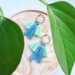 Oorbellen Sasha - Blauw/Groen