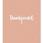 Dankjewel - Kaartje