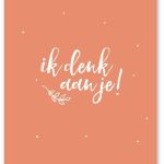 Ik denk aan je - Kaartje