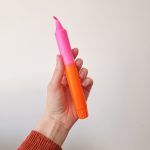 Dinerkaars Oranje/Magenta