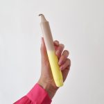 Dinerkaars Neongeel/Beige