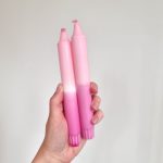 Dinerkaars Donkerroze/Lichtroze