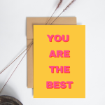 You are the best! - Kaartje