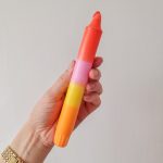 Dinerkaars Oranje/Geel/Roze/Rood