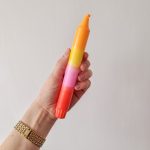 Dinerkaars Rood/Roze/Geel/Oranje