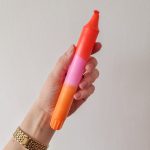 Dinerkaars Oranje/Roze/Rood