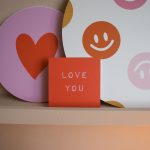Forex tegeltje 10x10cm - Love You