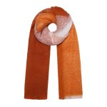 Sjaal Kleurovergang Oranje Wit