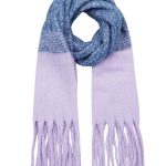 Sjaal Colourblock Blauw en Lila/Paars