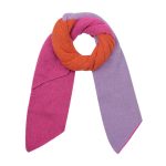 Sjaal Bright Oranje, Roze en Paars