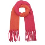 Sjaal Bright blend Fuchsia en Oranje