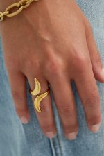 Verstelbare ring Big Swirl - Afbeelding 3