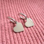 LOVE LOVE - Oorbellen RVS zilverkleurig