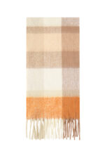 Sjaal Soft blend Touch of Colour - Beige/Oranje - Afbeelding 2
