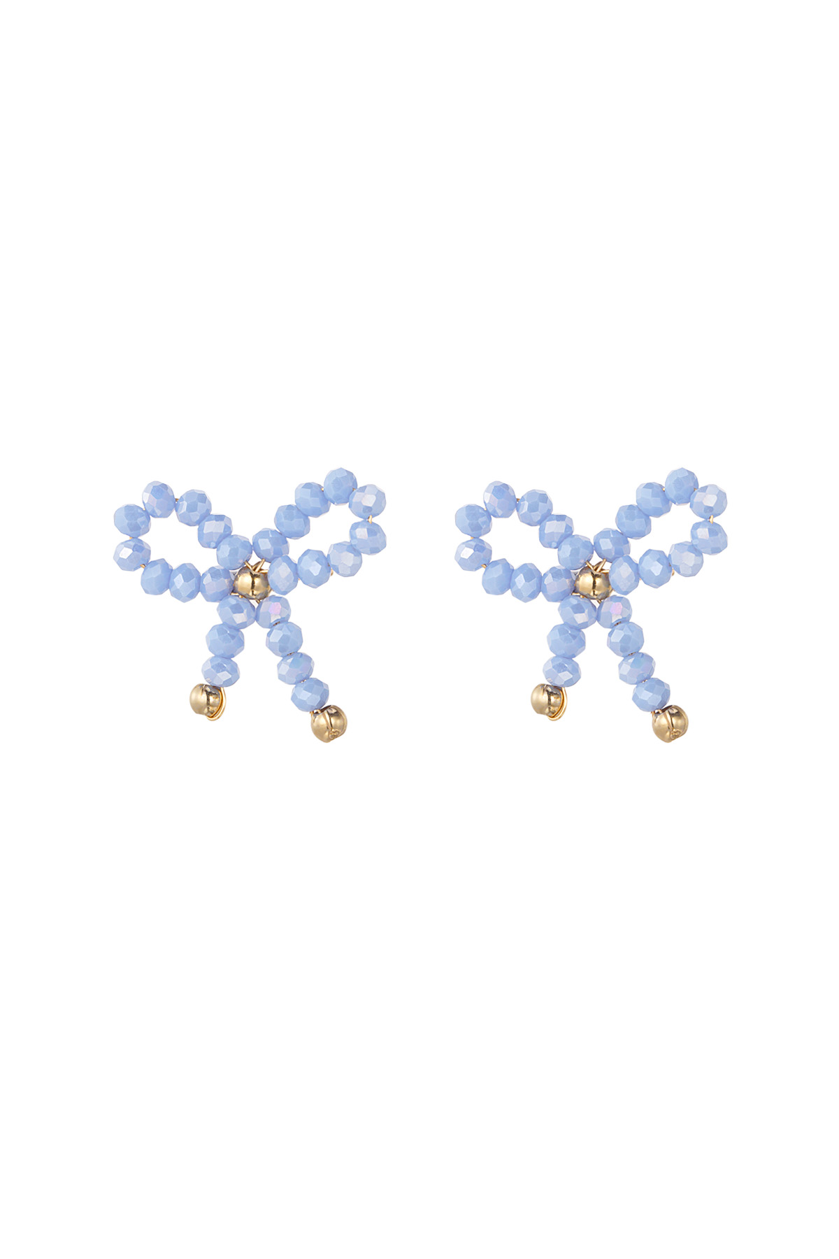Oorbellen Perfect little bows blauw Little Bows Oorbellen Blauw - Afbeelding 1