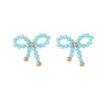 Little Bows Oorbellen Lichtblauw