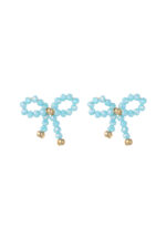 Little Bows Oorbellen Lichtblauw