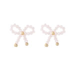 Little Bows Oorbellen Wit