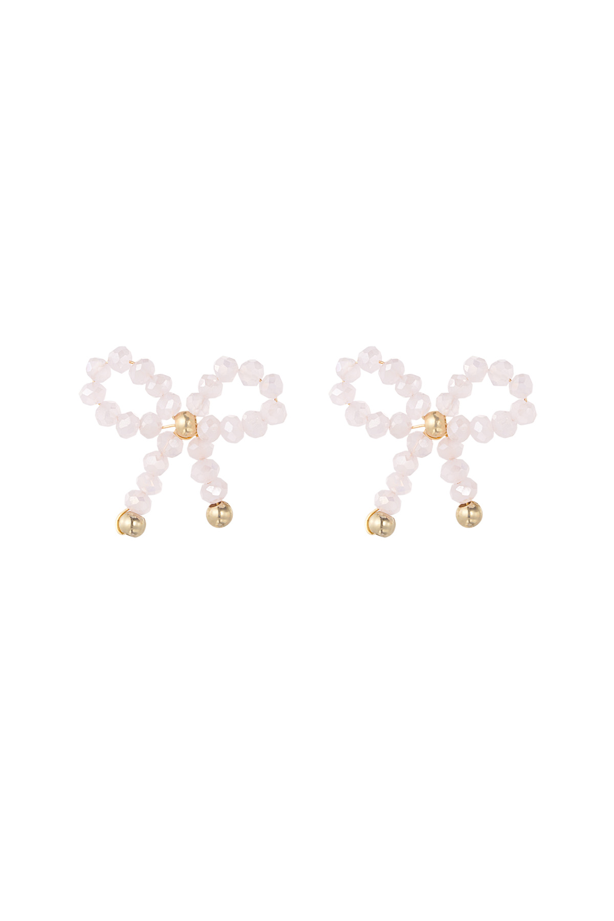 Oorbellen Perfect little bows wit Little Bows Oorbellen Wit - Afbeelding 1