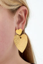 Big Love Oorbellen RVS zilverkleurig - Afbeelding 2