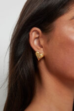 Shiny Hearts - Oorbellen RVS zilverkleurig - Afbeelding 2